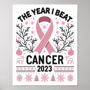 Poster Eu Ganhei Mulheres Sobreviventes Com Câncer Da Mam
