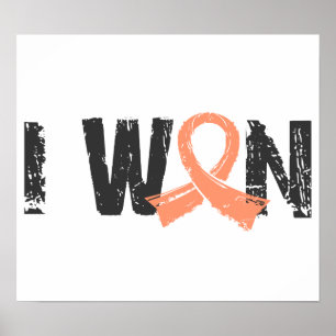 Póster Eu ganhei o cancer Endometrial