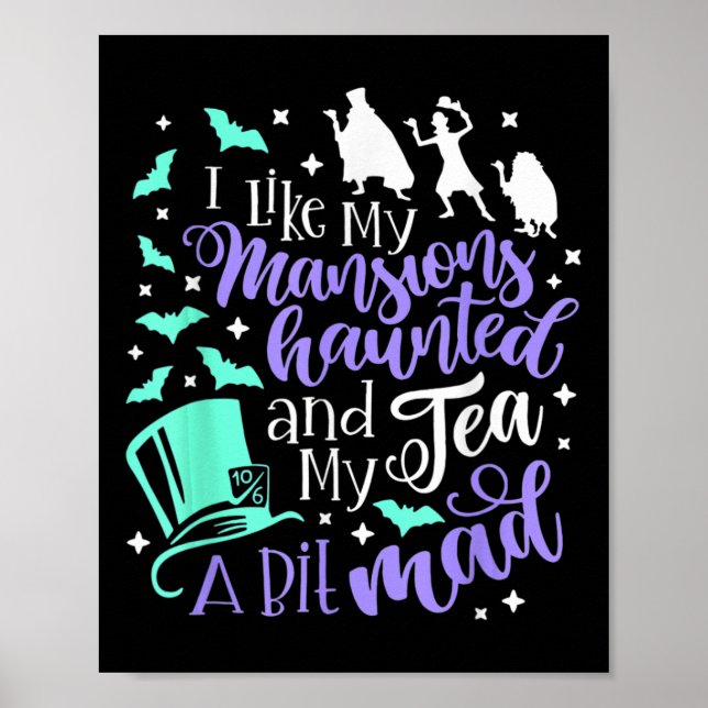 Poster Eu Gosto Das Minhas Mansões Assombradas E Do Meu C (Frente)