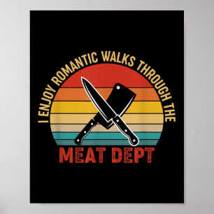 Poster Eu Gosto De Caminhos Românticos Através Da Grelha