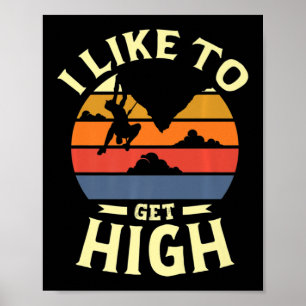 Poster Eu gosto de ficar chapado para um cli de rock Rock