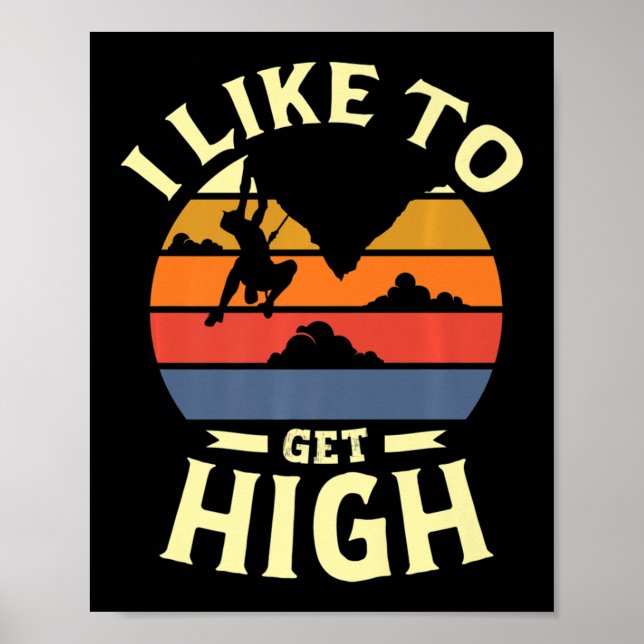 Poster Eu gosto de ficar chapado para um cli de rock Rock (Frente)