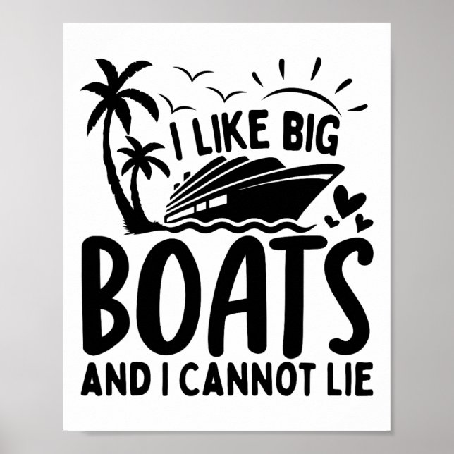 Poster Eu Gosto de Grandes Barcos e Não Posso Mentir Cami (Frente)