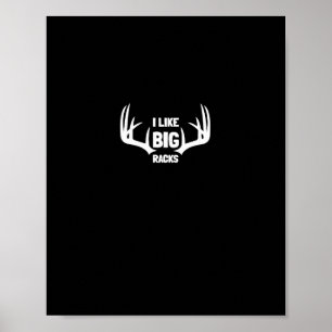 Poster Eu Gosto De Grandes Caçadores De Deer Buck Arco Ca