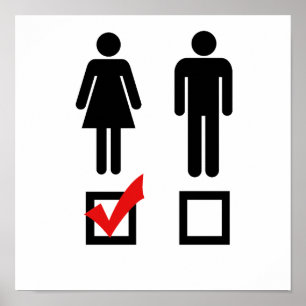 Póster Eu gosto de meninas