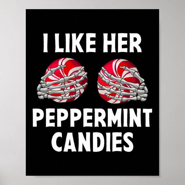 Poster Eu Gosto De Sua Pepperminta Candies Funny Casal Cr (Frente)