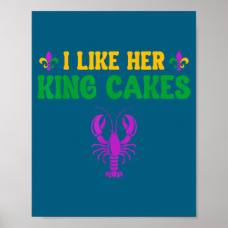 Poster Eu Gosto Dos Seus King Cakes Dele