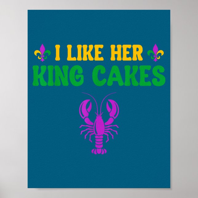 Poster Eu Gosto Dos Seus King Cakes Dele (Frente)