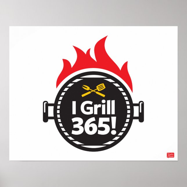 Póster Eu Grill 365! (Frente)