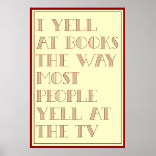 Poster Eu grito em livros