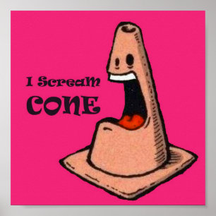 Poster Eu grito o cone