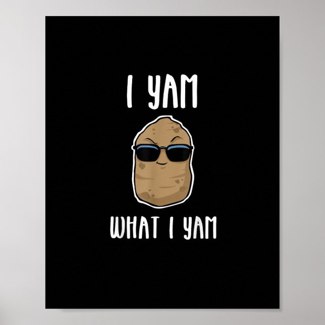 Poster Eu Grito O Que Eu Sou Engraçado Yam Sweet (Frente)