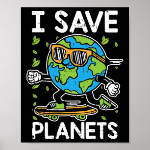 Poster Eu Guardo O Ambiente Ambiental Do Dia Da Terra