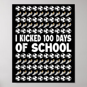 Poster Eu Joguei 100 Dias De Esportes De Jogador De Futeb