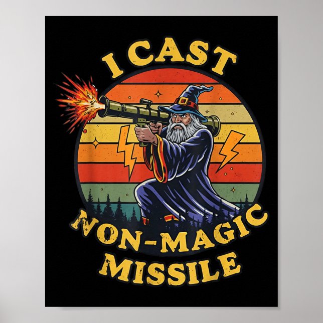 Poster Eu Lanço Míssil Não Mágico (Frente)