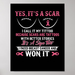 Poster Eu Luto Contra O Cancer Da Mama N Ganhei O Cancer 