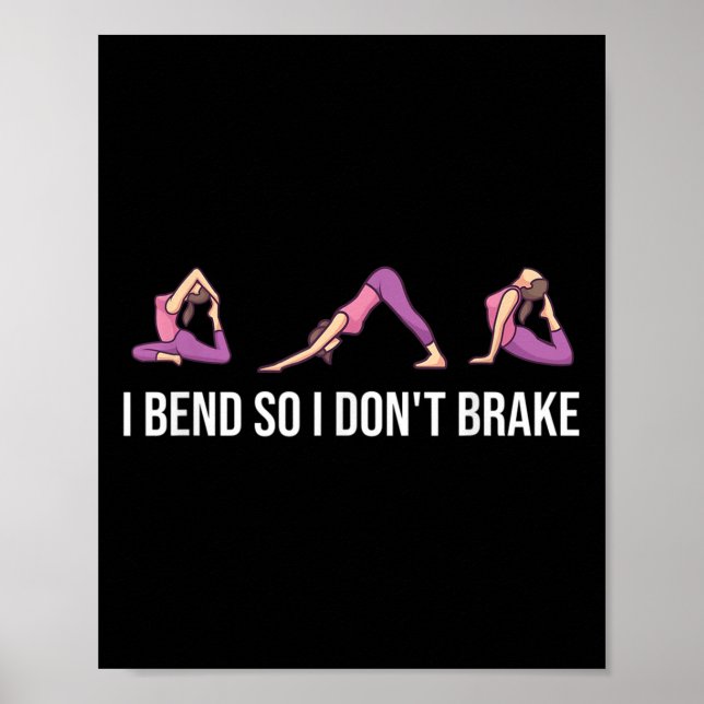 Poster Eu me dobro para que eu não brinque com a Yoga eng (Frente)