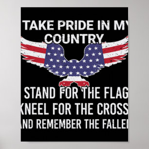 Poster Eu me orgulho do meu país, Veteran Patriot America