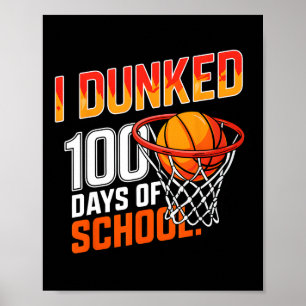 Poster Eu Mergulhei 100 Dias De Escola Esboço 100 Dias Ma