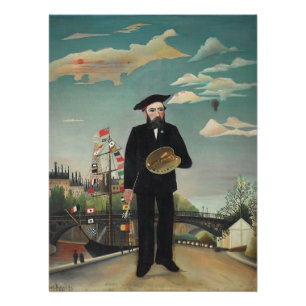 Póster Eu mesmo: Retrato – Paisagem, Henri Rousseau 1890
