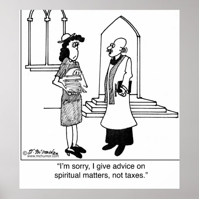 Póster Eu não aconselho sobre impostos (Frente)