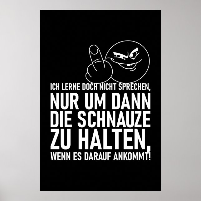 POSTER EU NÃO APRENDO A FALAR (Frente)