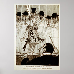 Póster Eu não aumentei minha menina para ser um eleitor