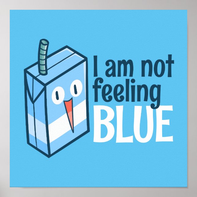 Poster Eu não estou sentindo um suéter azul (Frente)