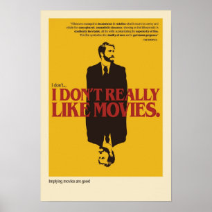 Poster Eu não gosto muito de filmes O Filme