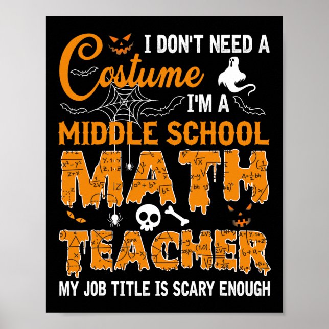 Poster Eu não preciso de um professor de matemática do en (Frente)