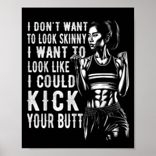 Poster Eu Não Quero Parecer Magra Eu Quero Me Parecer Com