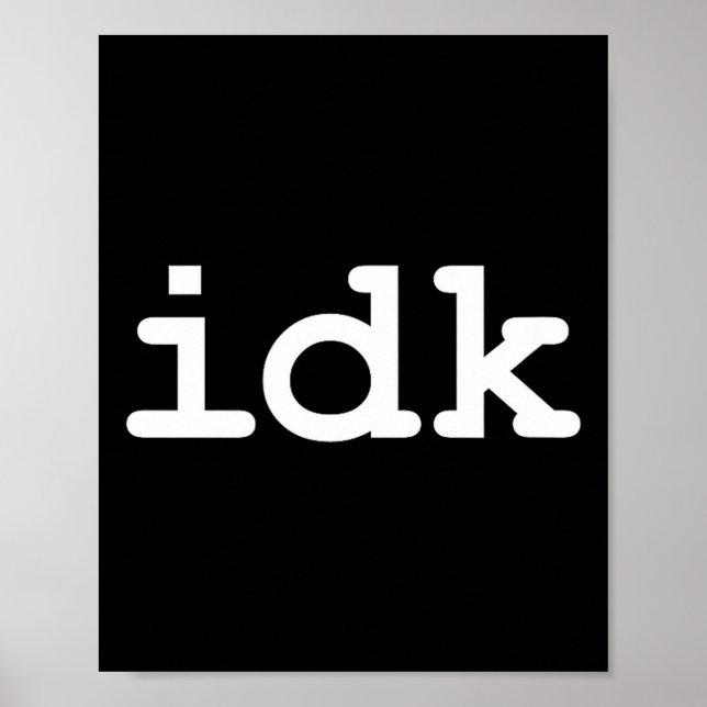 Poster Eu Não Sei Sarcasmo Vida (Frente)