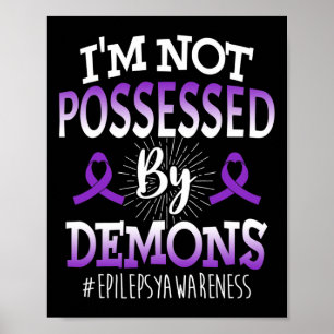 Poster Eu não sou a "Epilepsy Cancer Awarness"
