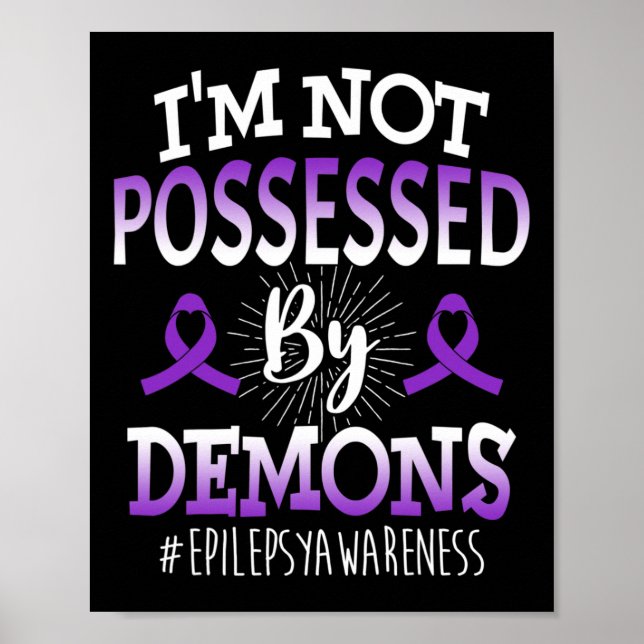 Poster Eu não sou a "Epilepsy Cancer Awarness" (Frente)