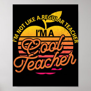 Poster Eu não sou como um professor regular Eu sou um pro