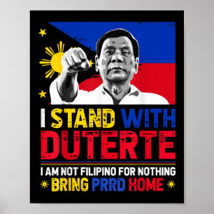Poster Eu Não Sou Filipino Por Nada Que Eu Seja Com Duter