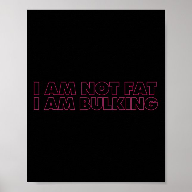 Poster Eu Não Sou Gordo Eu Estou Incomodando Malhação Mon (Frente)