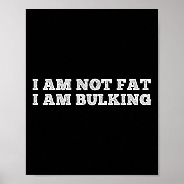 Poster Eu Não Sou Gordo Eu Estou Incomodando Malhação Mon (Frente)