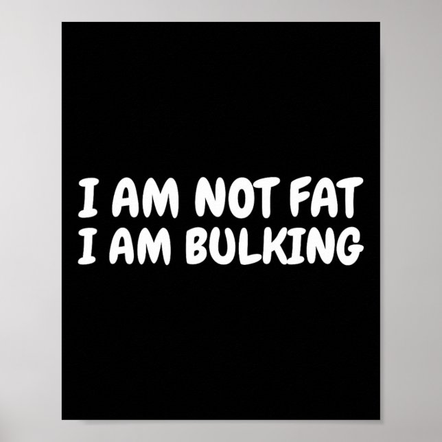 Poster Eu Não Sou Gordo Eu Estou Incomodando Malhação Mon (Frente)