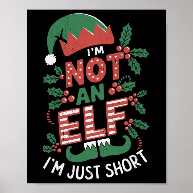 Poster Eu não sou um Elf... apenas curta, eu não sou um E (Frente)