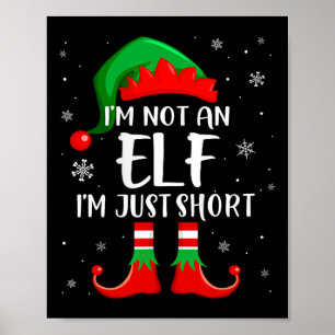 Poster Eu não sou um Elf, sou apenas um pouco engraçado j