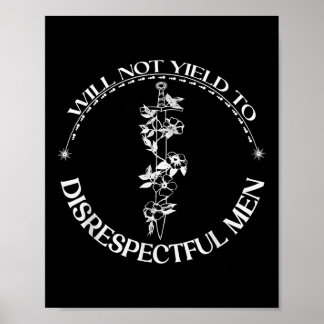 Poster Eu Não Vou Ganhar Com A Camiseta Homens Desrespeit