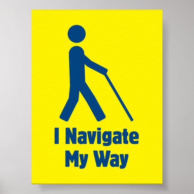 Poster Eu Navego Meu Caminho (Frente)