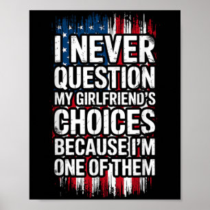 Poster Eu Nunca Questiono Minha Namorado de Escolhas Namo