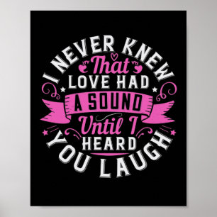 Poster Eu Nunca Sabia Que O Amor Tinha Um Som Até Ouvir