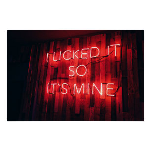 Póster Eu O Licenciei E É O Meu