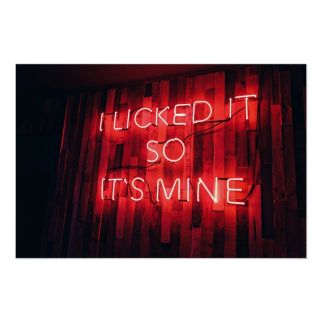 Póster Eu O Licenciei E É O Meu (Frente)