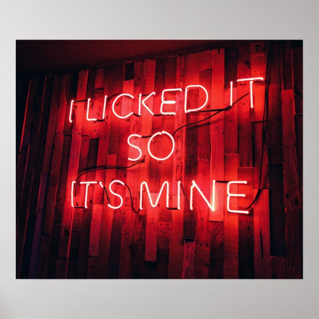 Poster Eu O Licenciei E É O Meu (Frente)