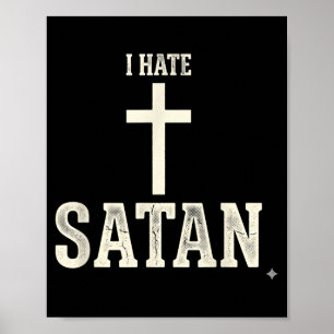 Poster Eu Odeio Satanás