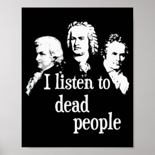 Poster Eu Ouço Pessoas Mortas - Professor de Música Clica
